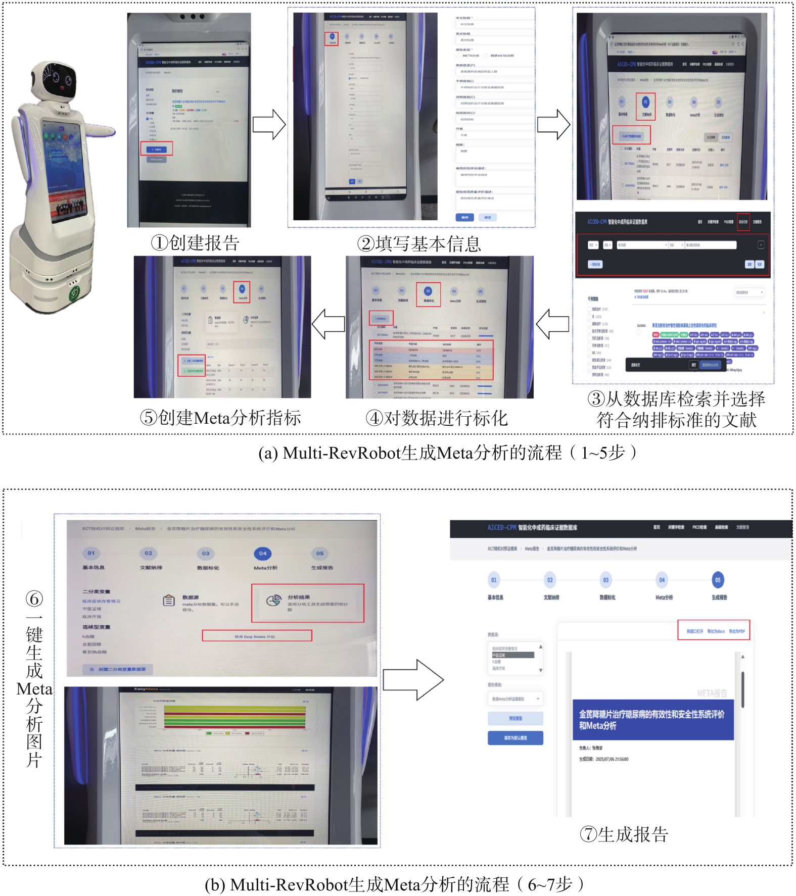 Multi-RevRobot生成Meta分析流程总览（应用验证）